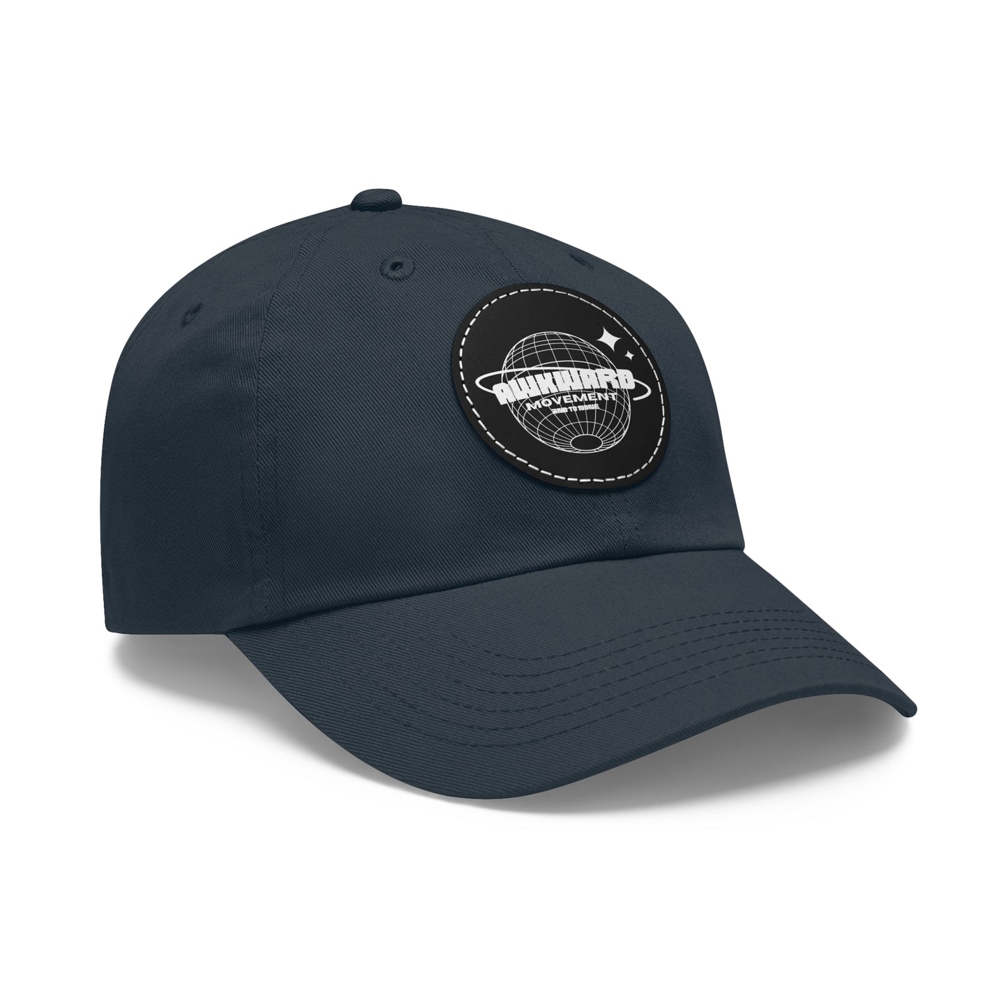 Awk. Global with Leather Patch