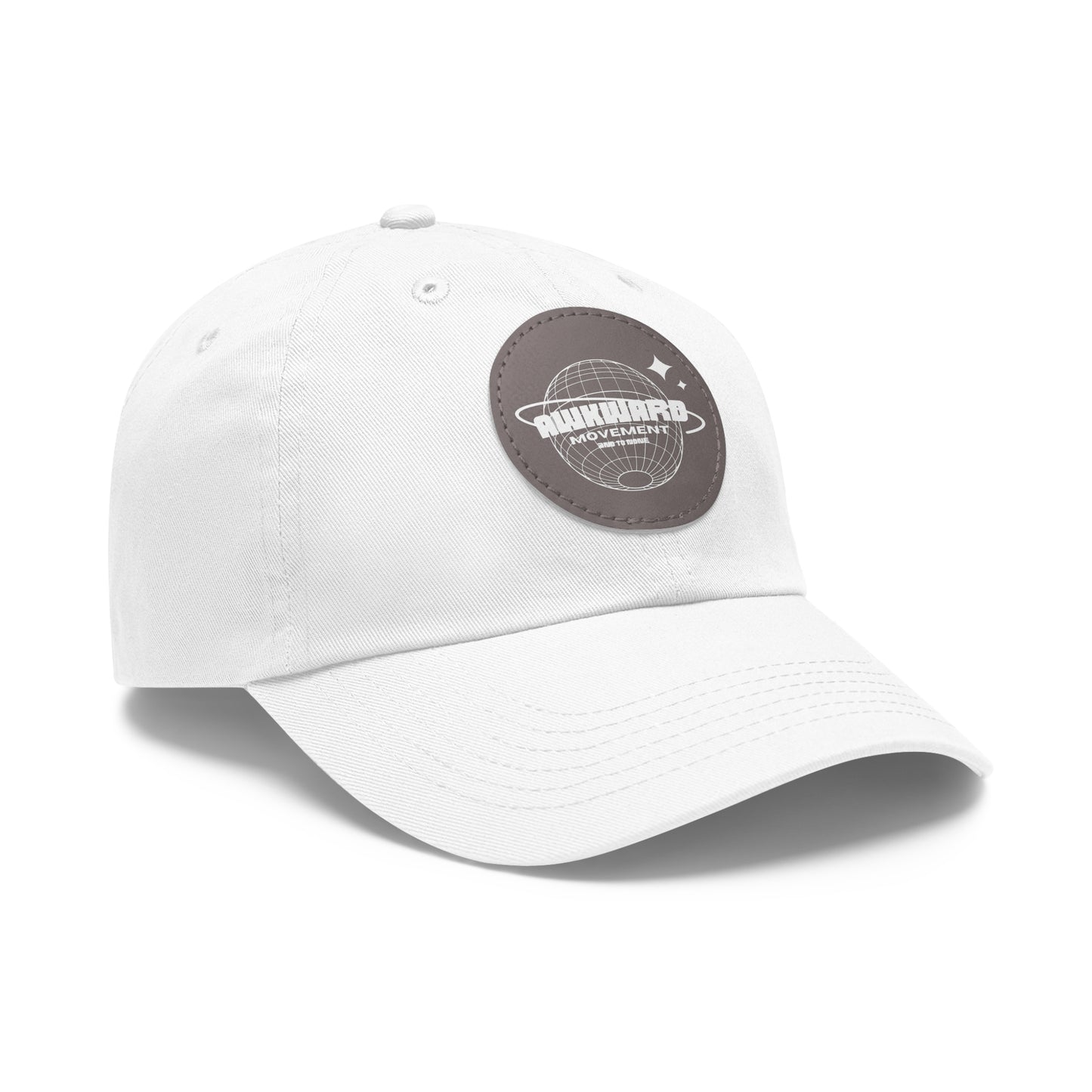 Awk. Global with Leather Patch
