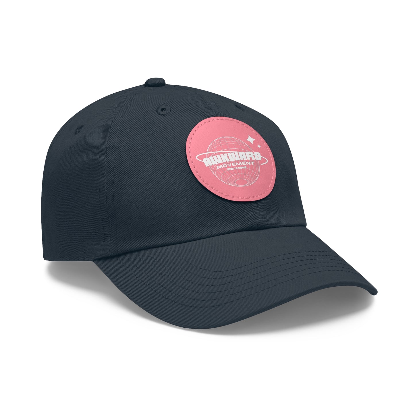Awk. Global with Leather Patch