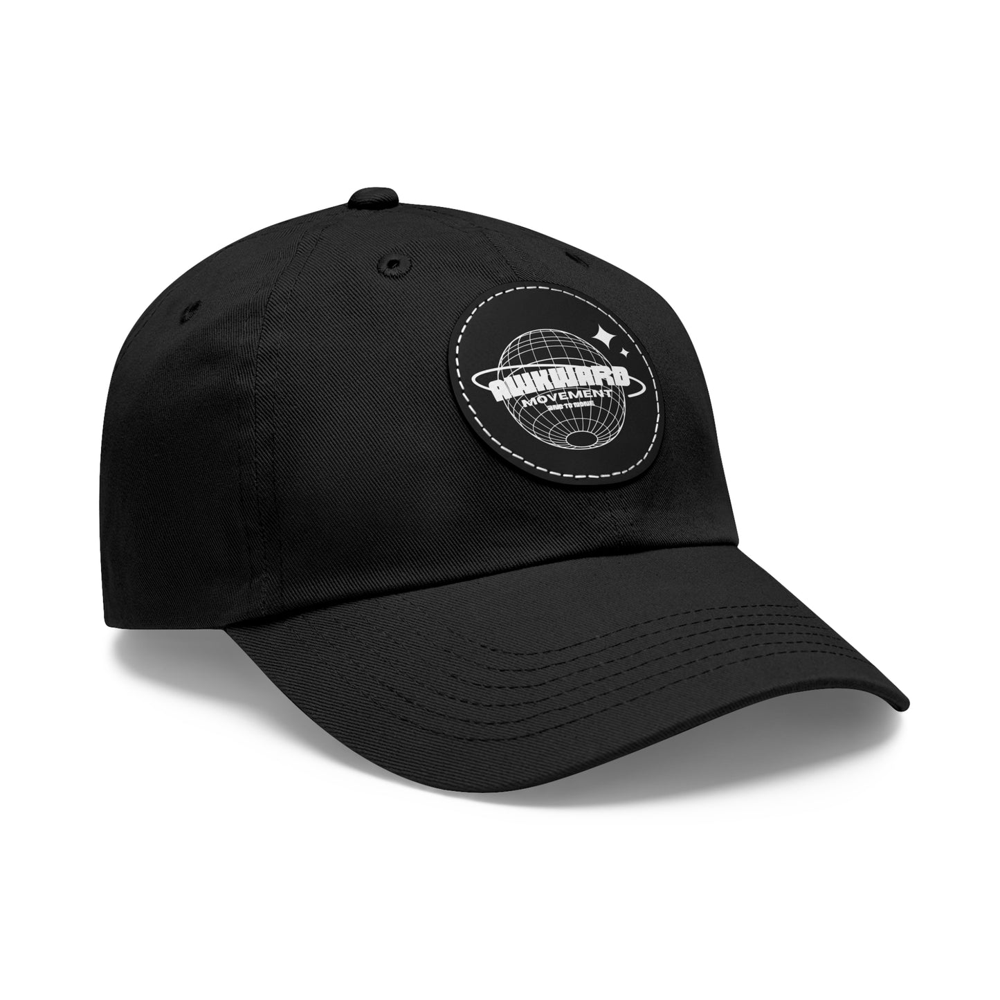 Awk. Global with Leather Patch