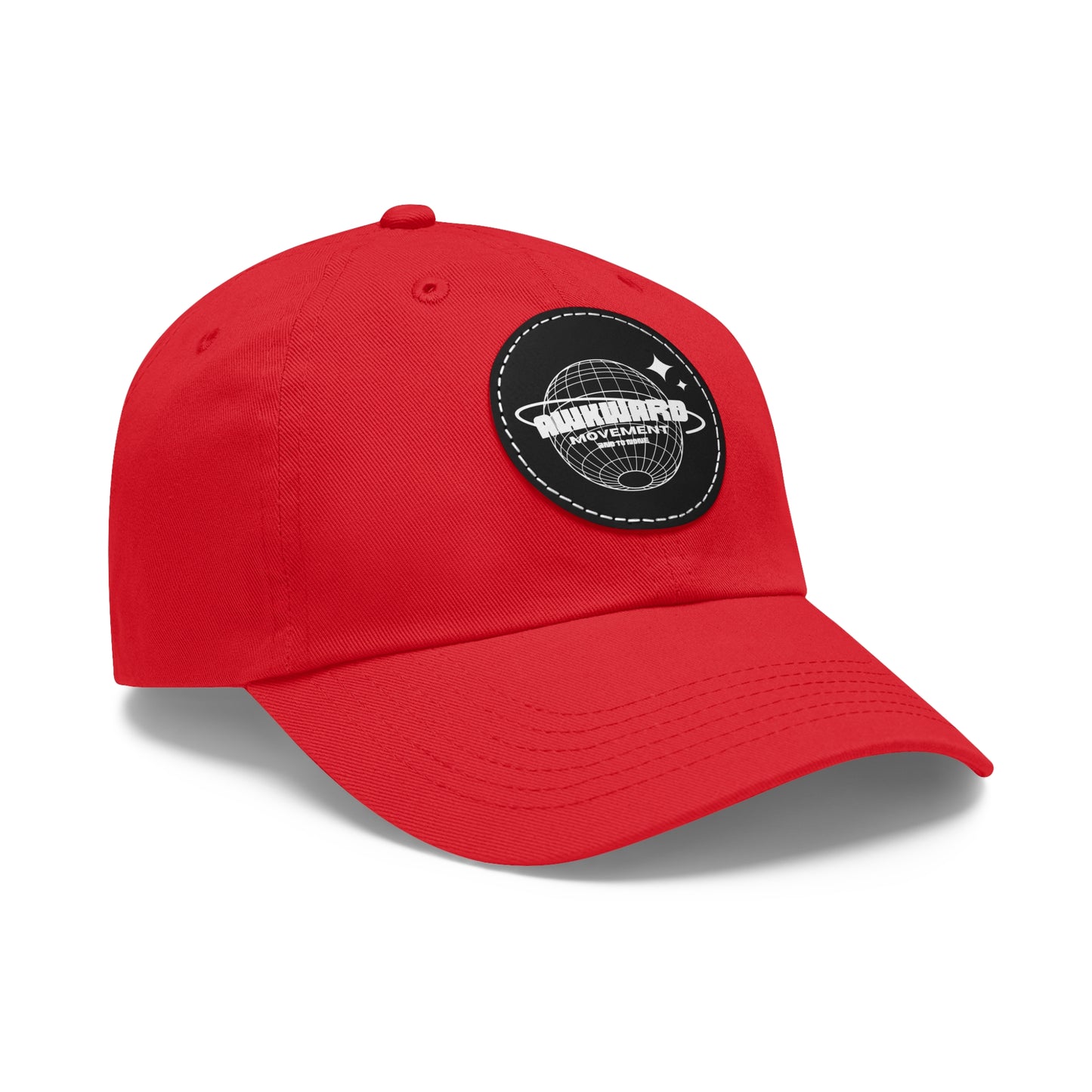 Awk. Global with Leather Patch