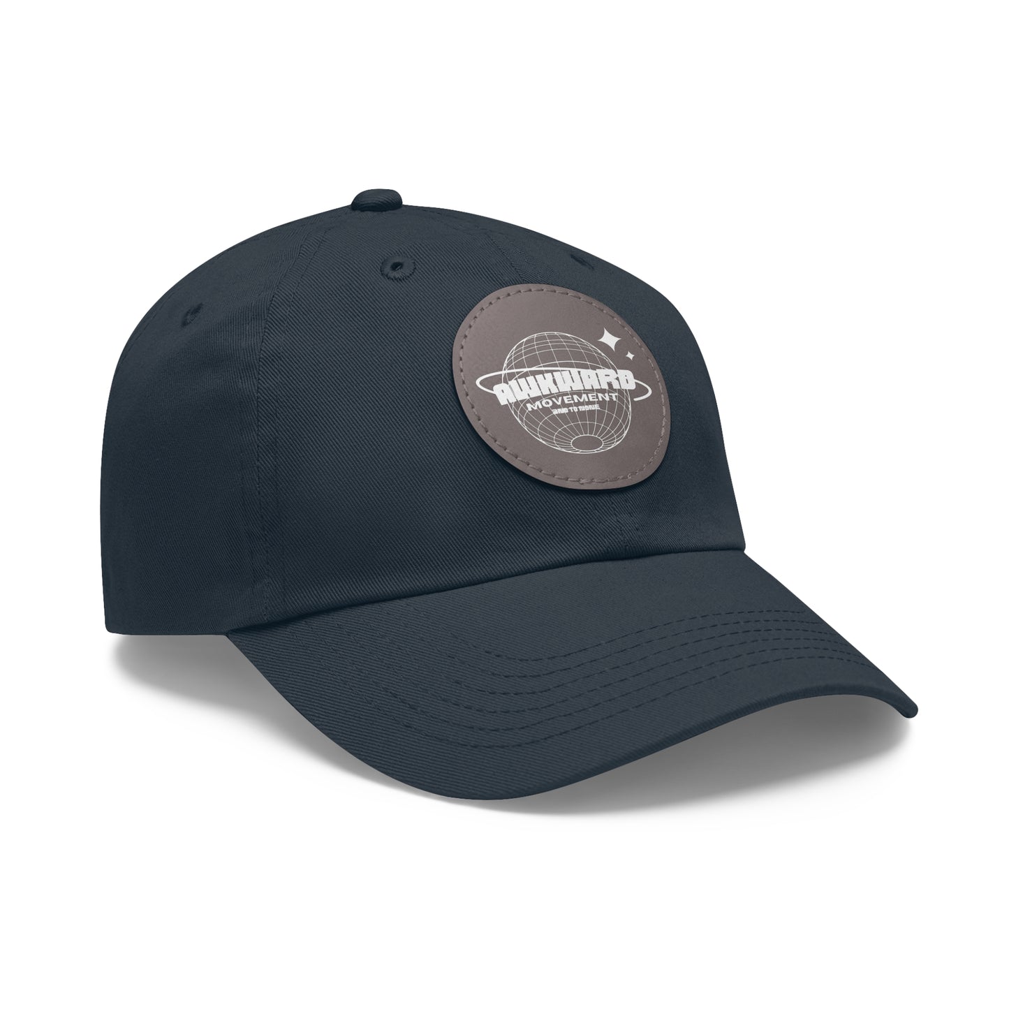 Awk. Global with Leather Patch