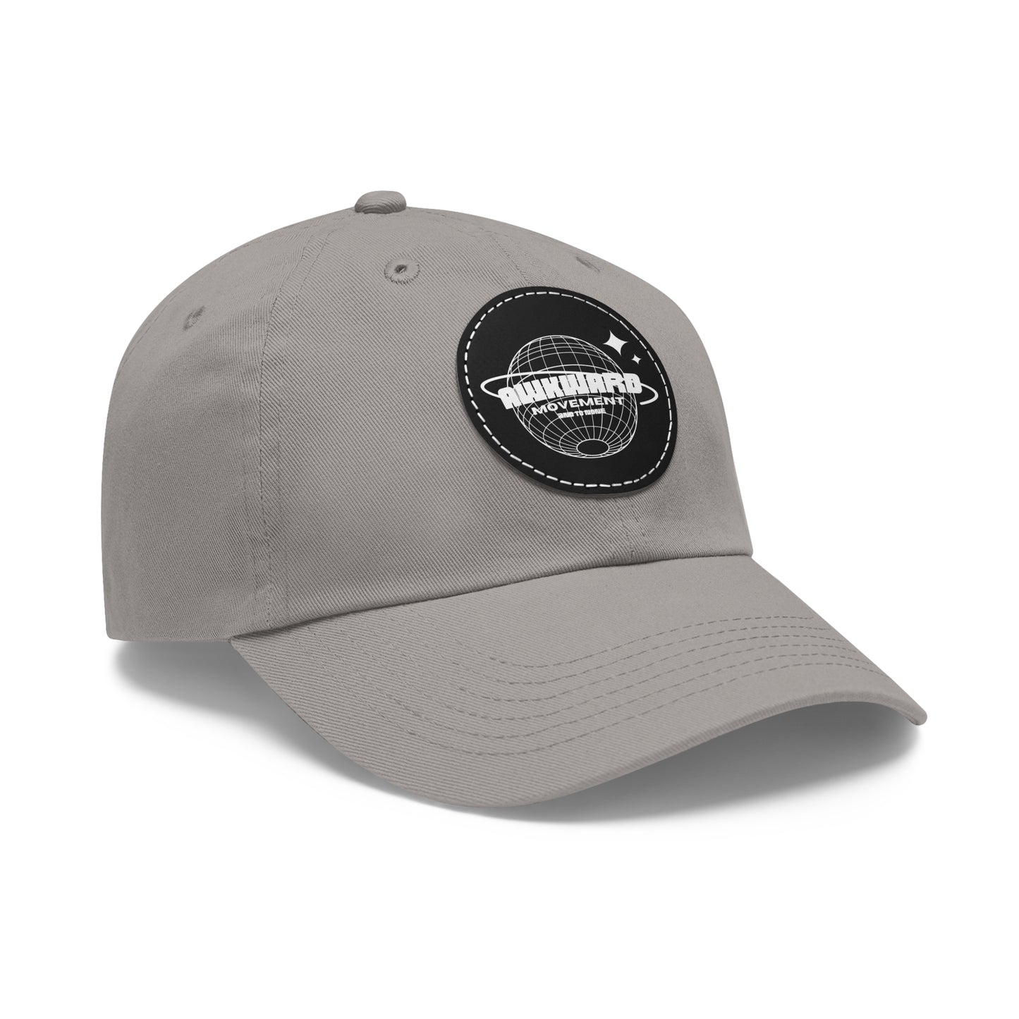 Awk. Global with Leather Patch