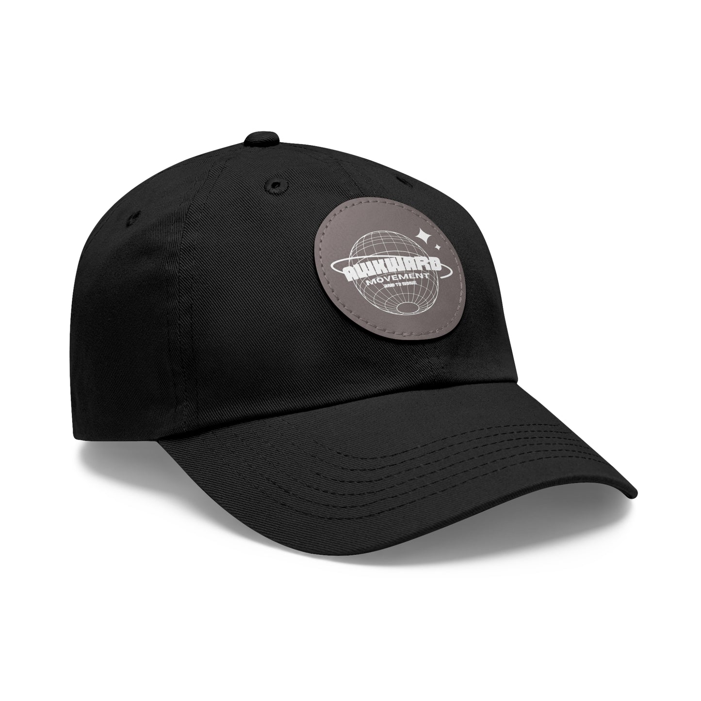 Awk. Global with Leather Patch