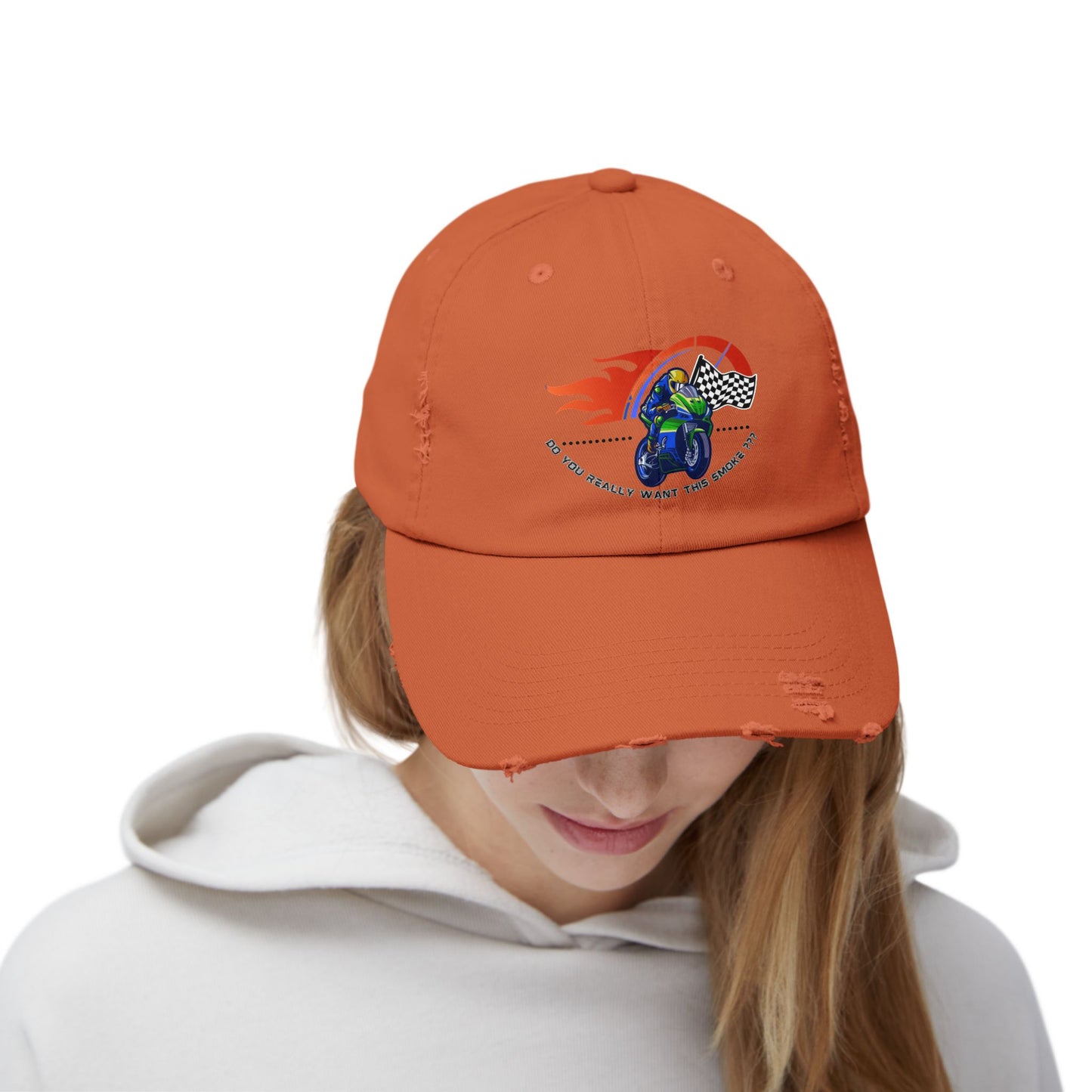 Awk. Motorcycle Distressed Cap