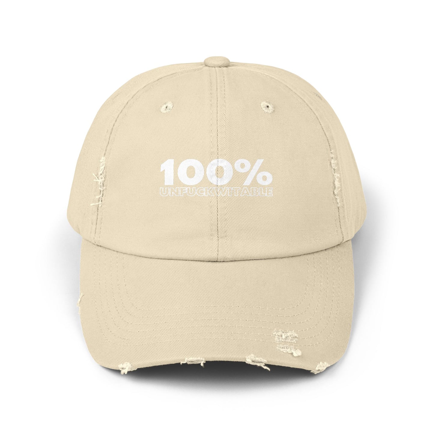 100% UF Distressed Cap