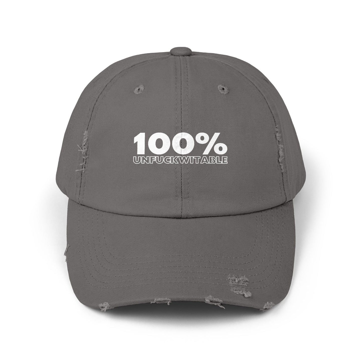 100% UF Distressed Cap