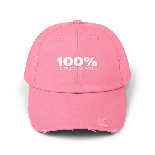 100% UF Distressed Cap