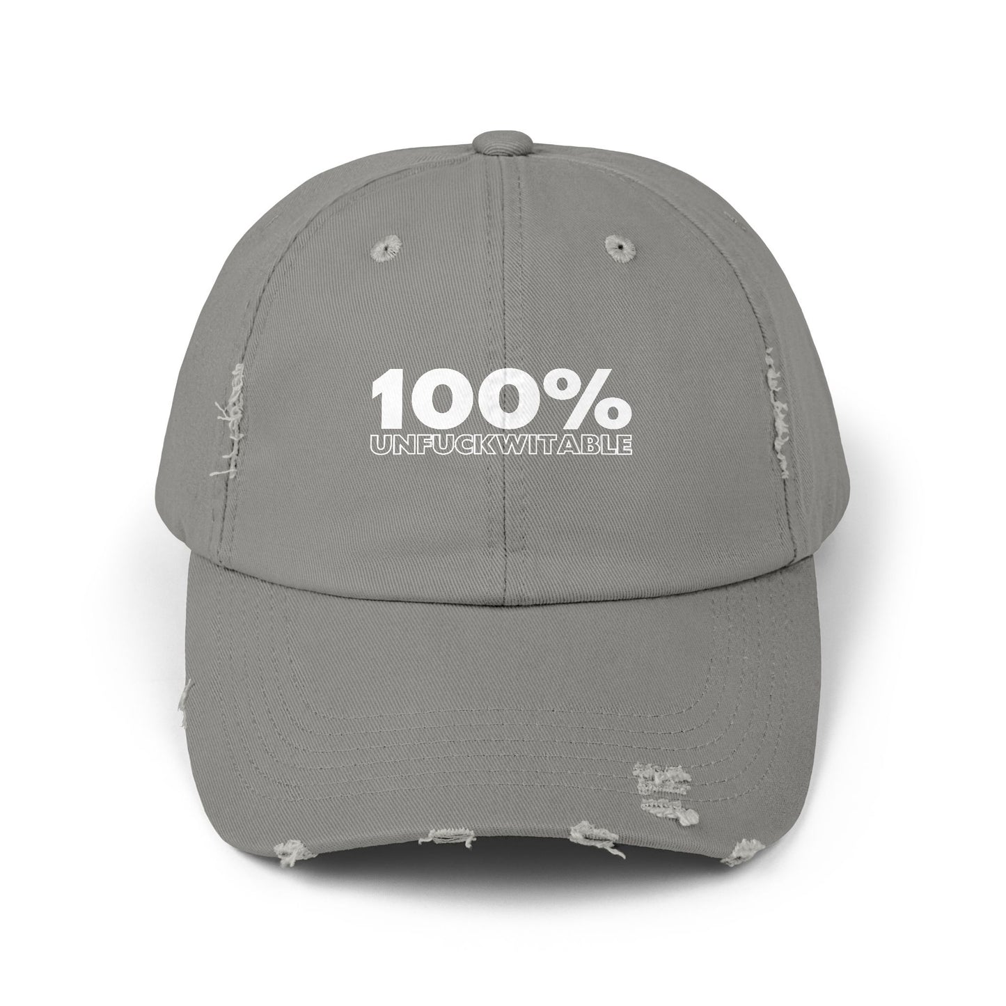100% UF Distressed Cap
